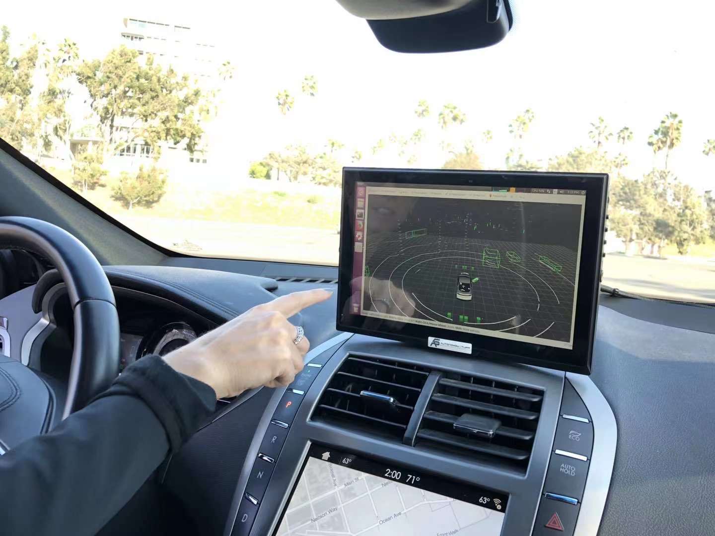 In-vehicle view