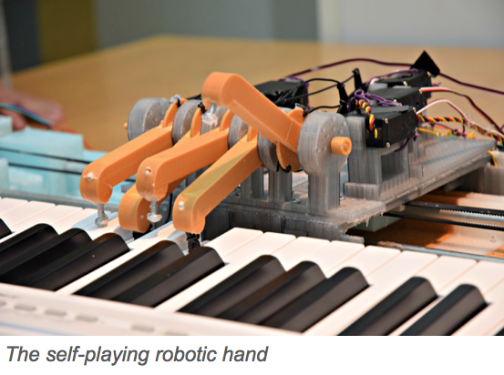 Robotic piano hand